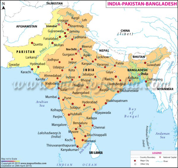 India and Bangladesh