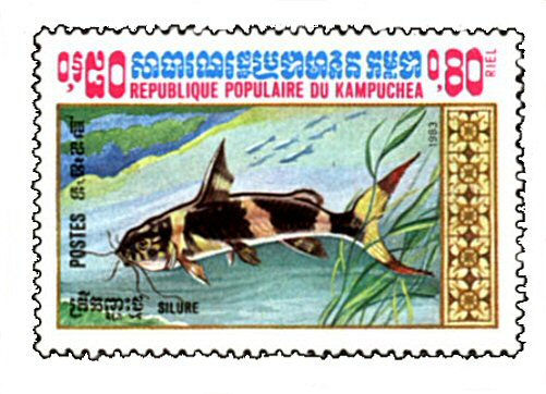 Catfish Stamp = Pseudomystus siamensis